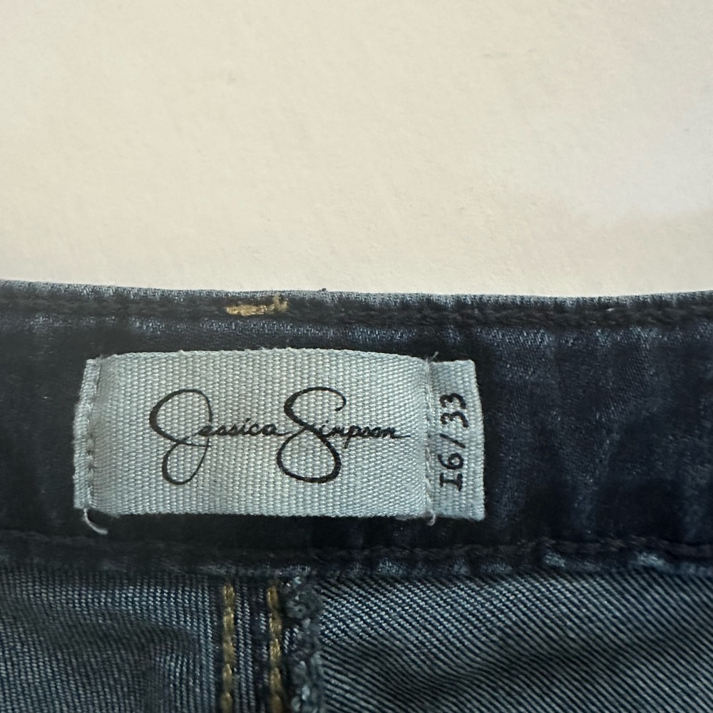 Jessica Simpson Blue Skinny Jeans with Gradient Wash - Picture 4 of 5